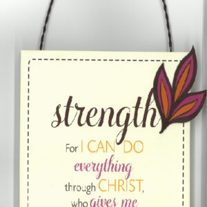 Plaque MDF/Metal Filled with...Strength
