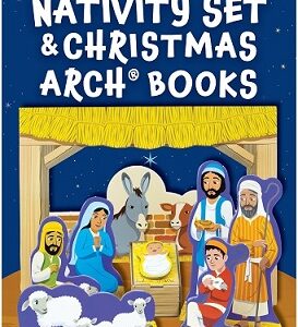 Nativity Set with Christmas Arch Books